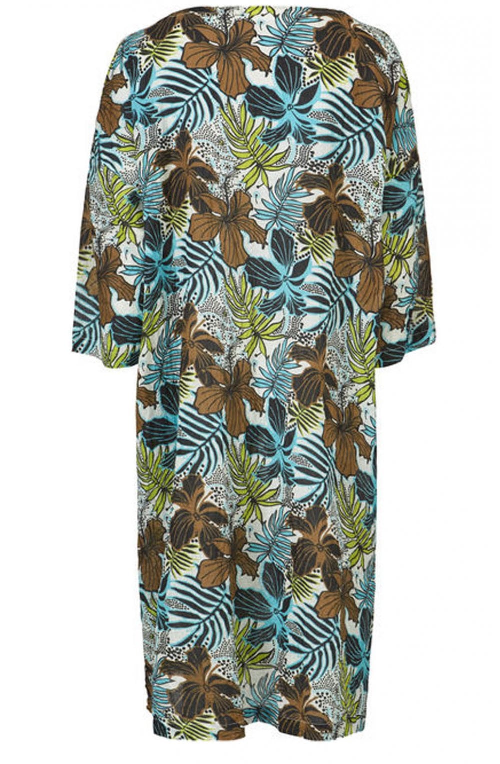 Naz Tropical Print Dress