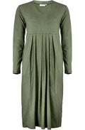 Neba Khaki Jersey Dress