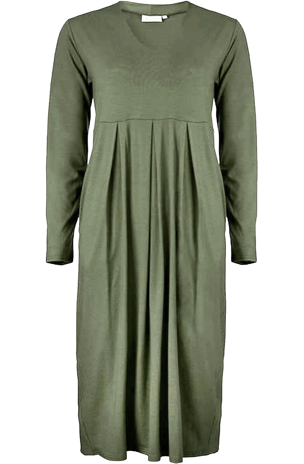 Neba Khaki Jersey Dress