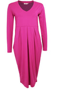Neba Pink Jersey Dress