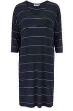 Nebine Navy Original Striped Dress