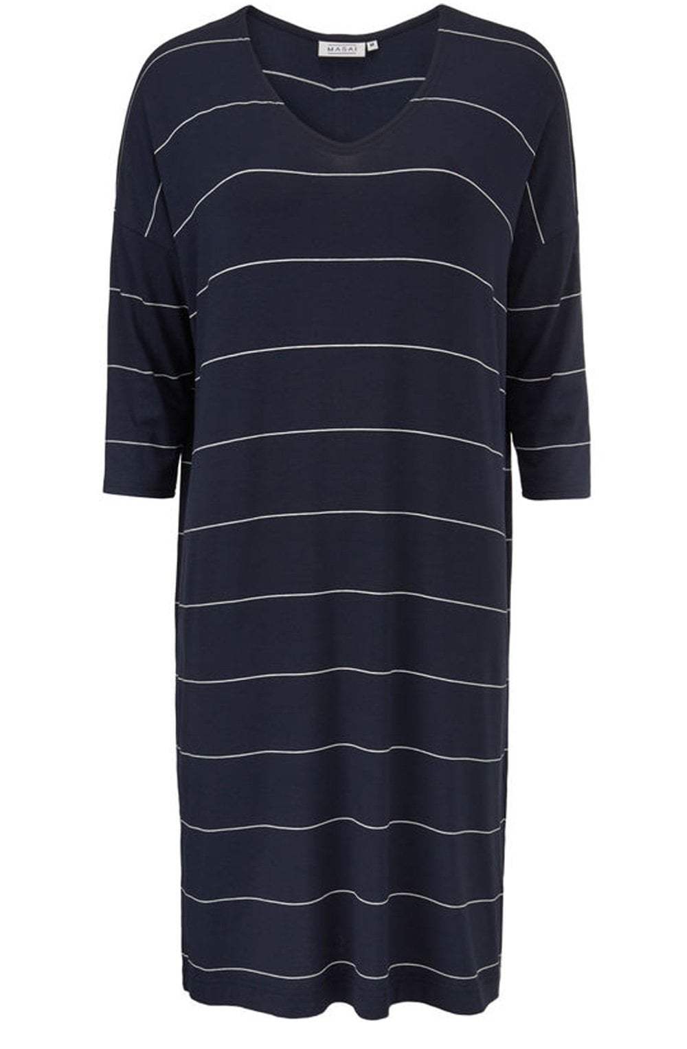 Nebine Navy Original Striped Dress
