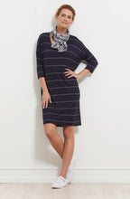 Nebine Navy Original Striped Dress