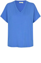 Nebulas Blue Badu Jersey V Neck Top