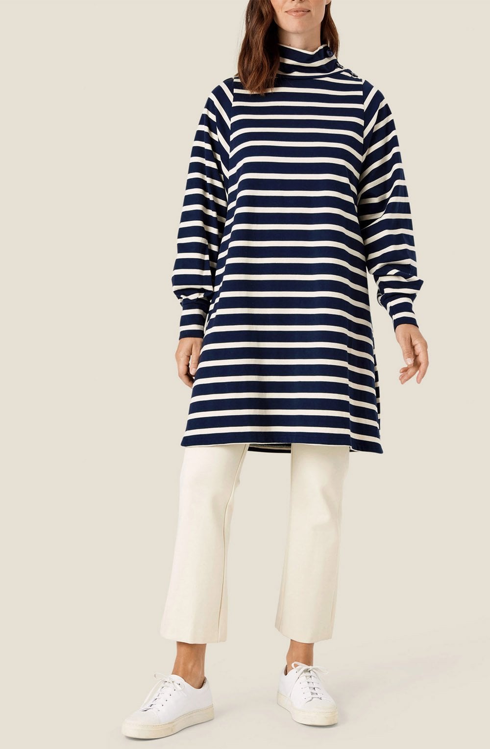 Nejanas Navy Jersey Dress