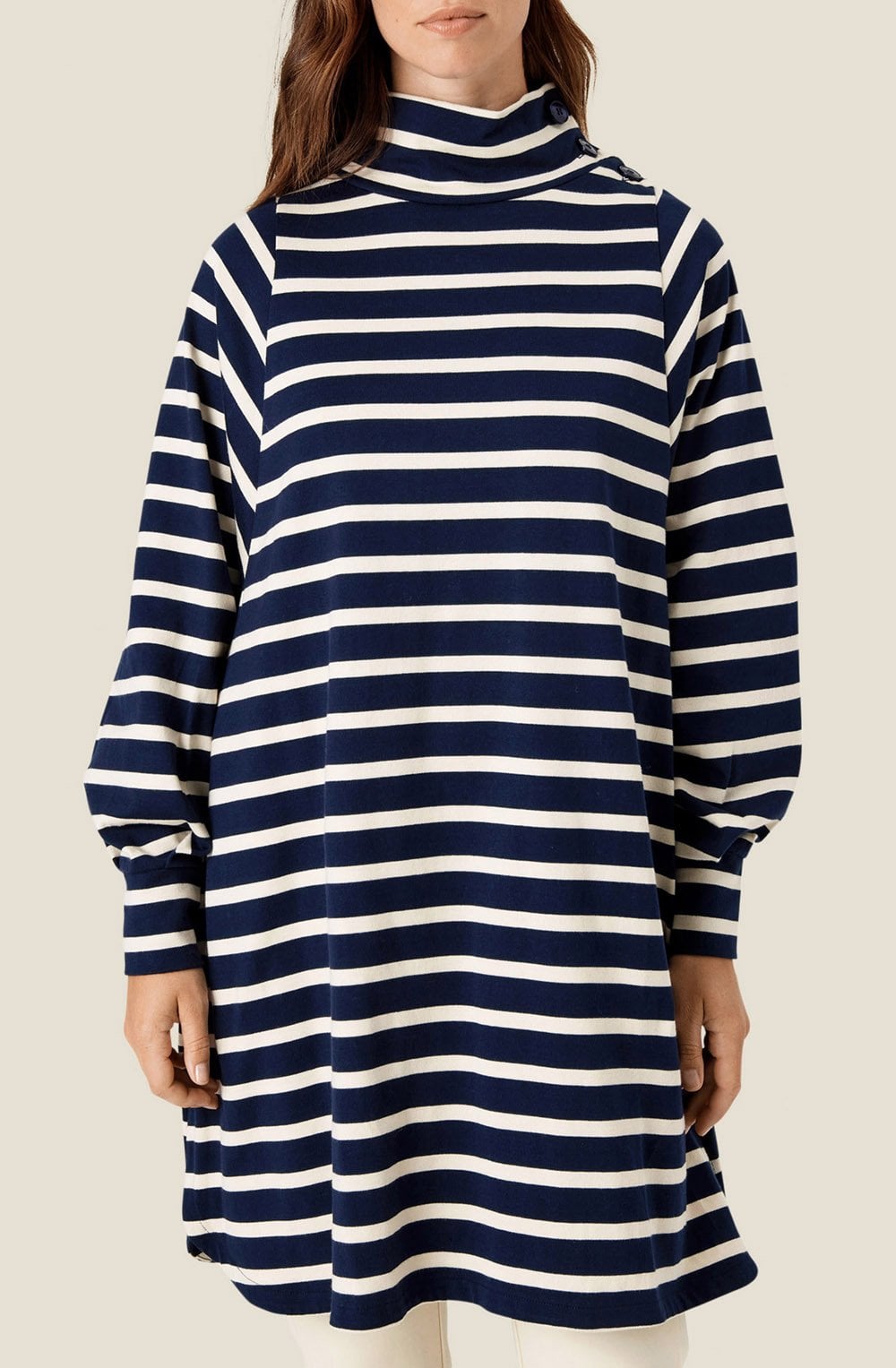 Nejanas Navy Jersey Dress