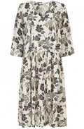 Neoma Sand Floral Print Dress