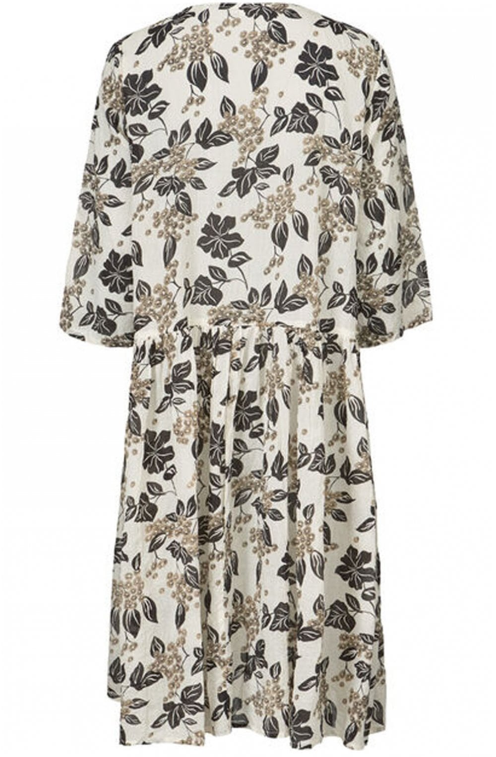 Neoma Sand Floral Print Dress