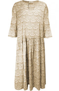 Neoma Sand Patterned Dress