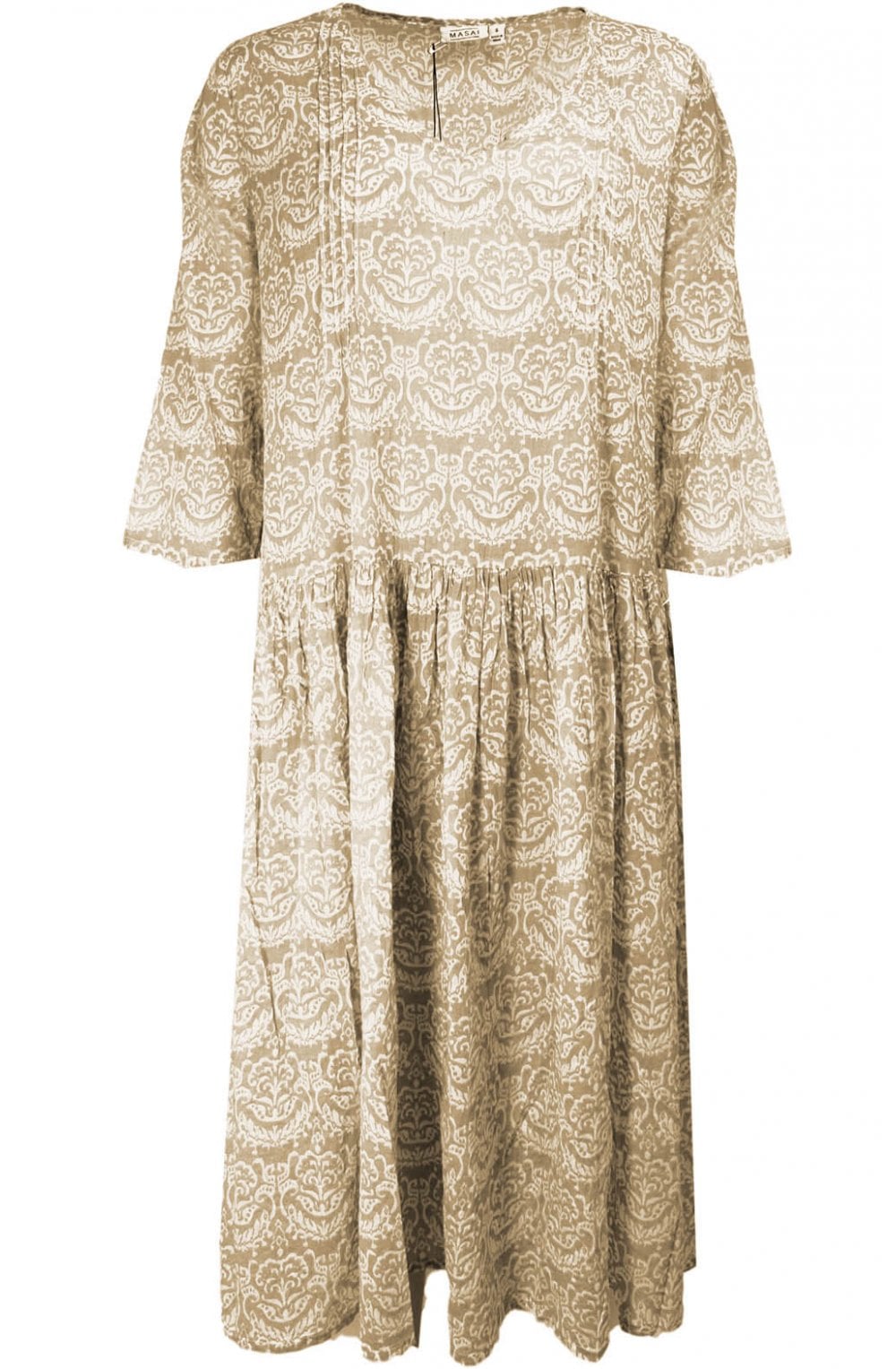 Neoma Sand Patterned Dress
