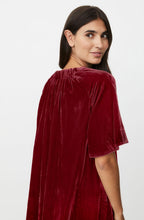 Nethrion Tawny Port Velvet Dress
