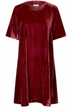 Nethrion Tawny Port Velvet Dress