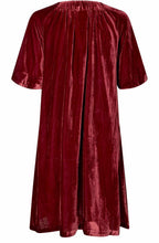 Nethrion Tawny Port Velvet Dress
