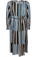 Neve Green Blue Shaped Dress