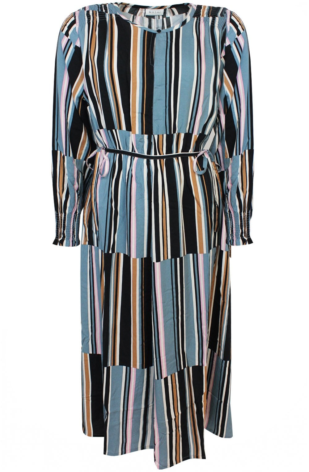 Neve Green Blue Shaped Dress
