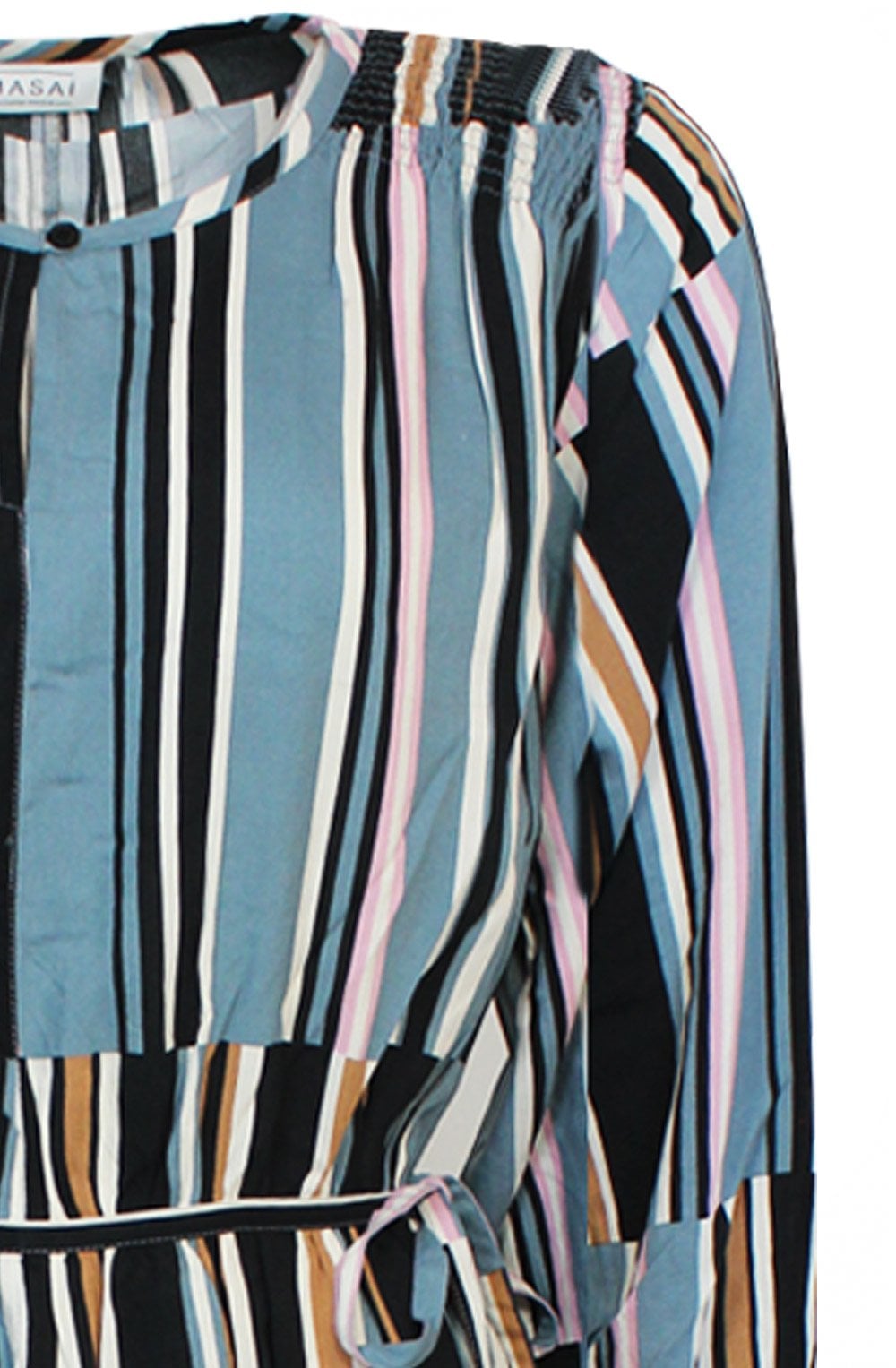Neve Green Blue Shaped Dress