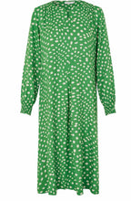 Nexora Green Spot Print Dress