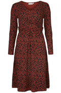 Nia Patterned Jersey Dress