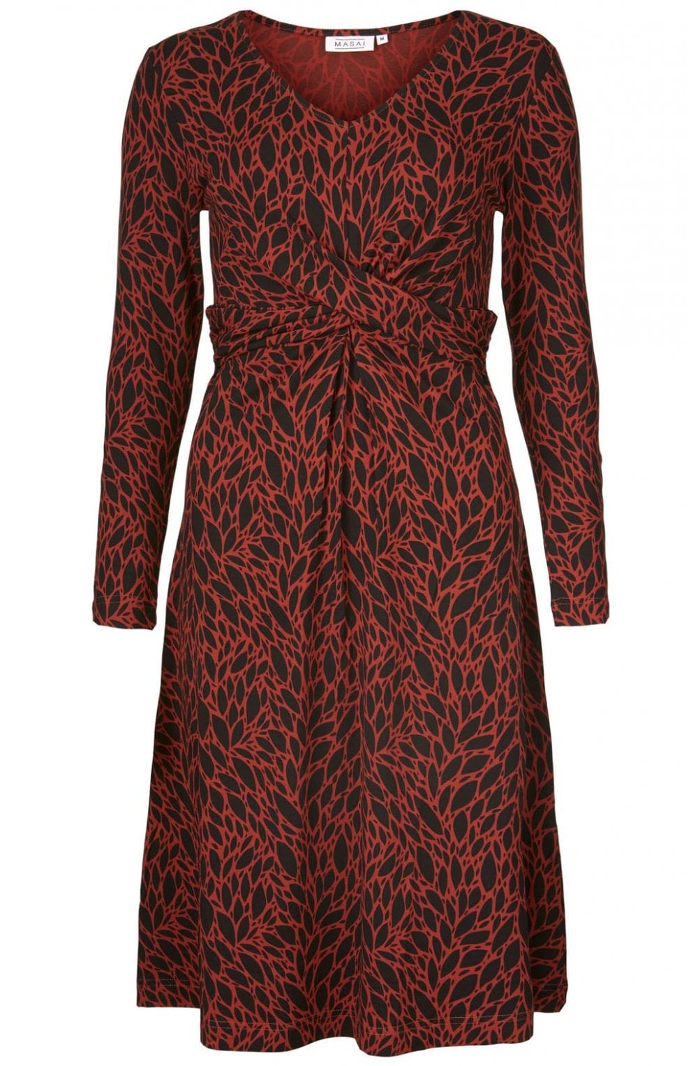 Nia Patterned Jersey Dress