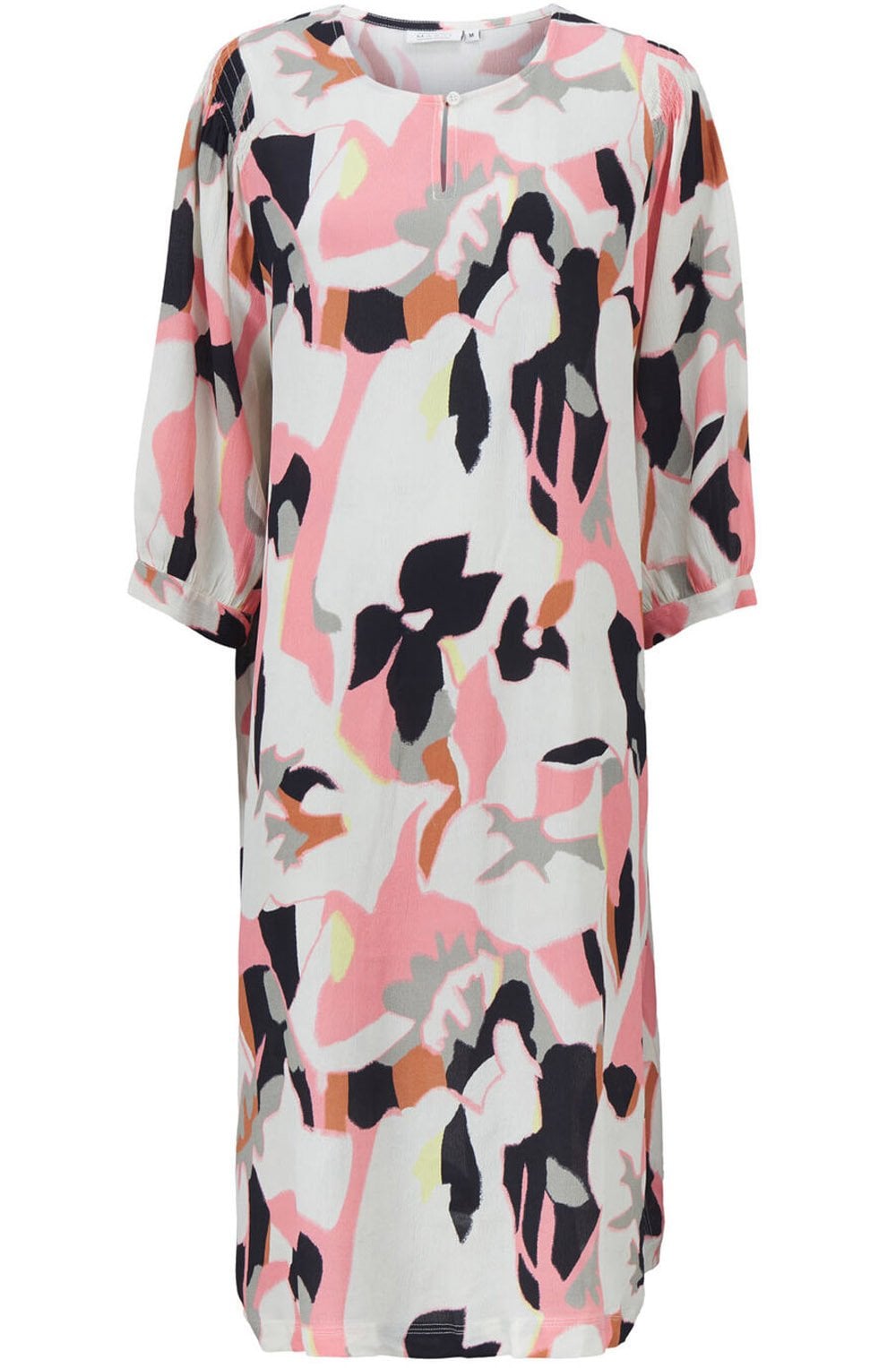 Niana Pink Bold Print Dress
