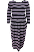Nicky Black & White Stripe Dress
