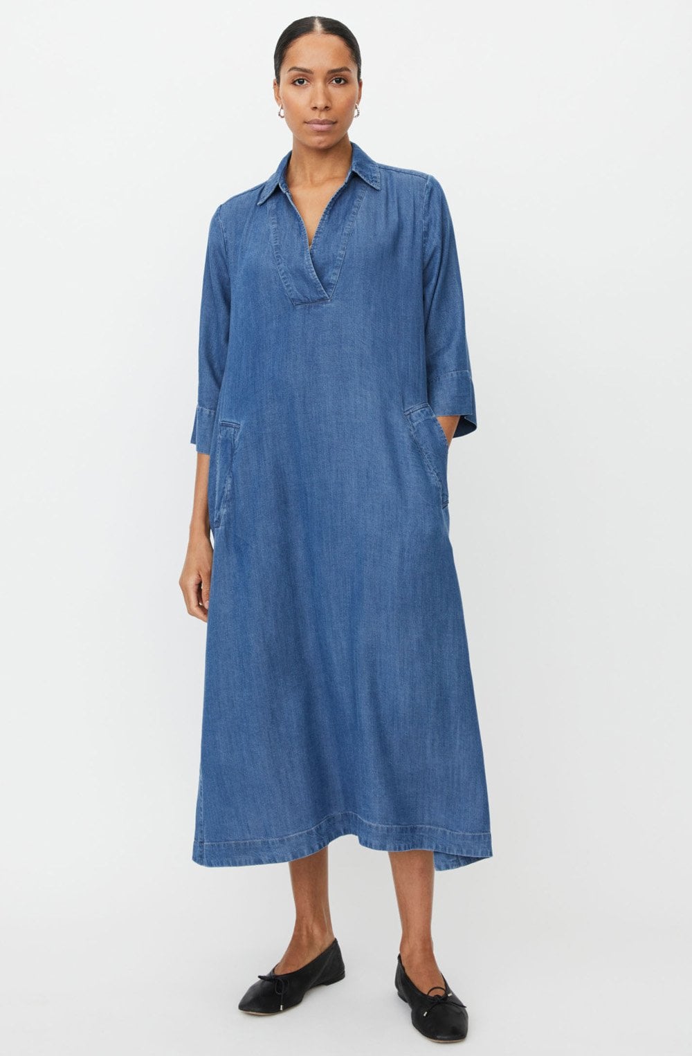 Nikeeta Washed Denim Dress