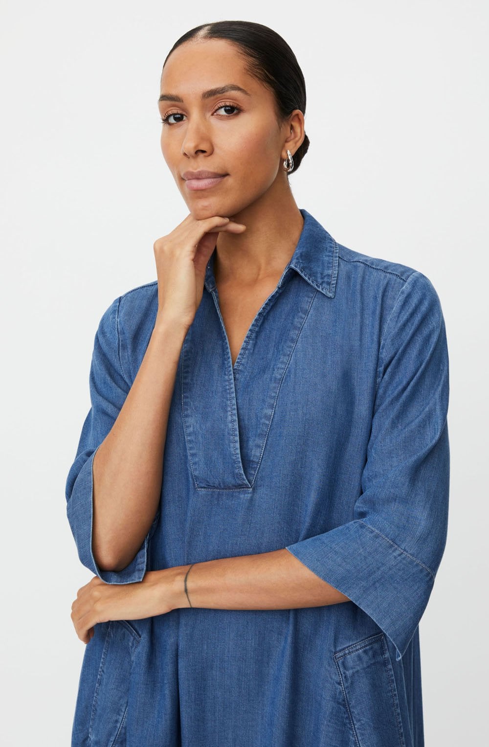 Nikeeta Washed Denim Dress