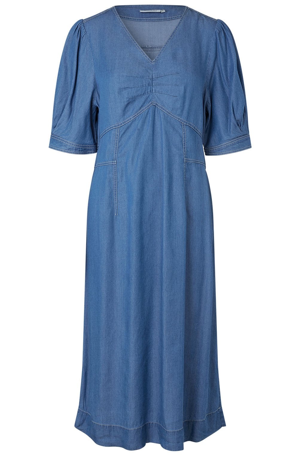 Nikino Blue Denim Midi Dress