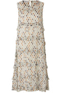 Nila Tiered Patterned Dress