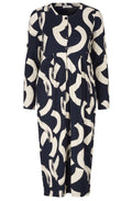 Nilana Navy Jersey Dress