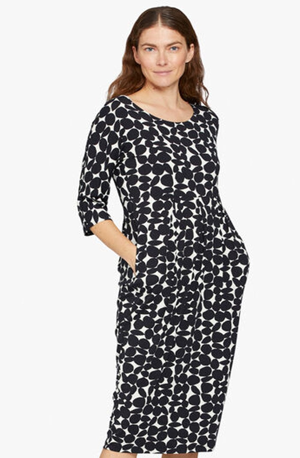 Nima Circular Print Dress