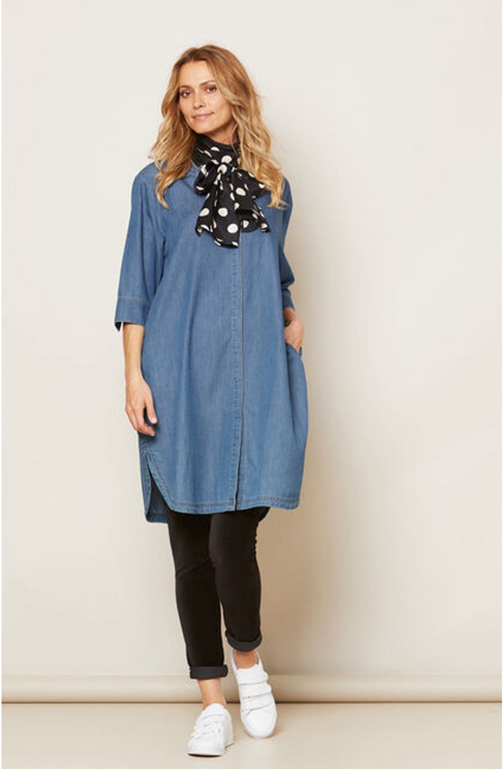 Nimes Denim Shirt Dress