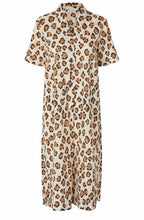 Ninamia Cashew Animal Print Collared Dress