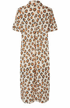 Ninamia Cashew Animal Print Collared Dress