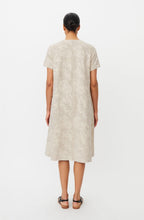 Nipani Natural Embroidered Linen Mix Dress