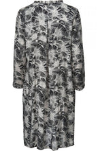 Nita black patterned dress