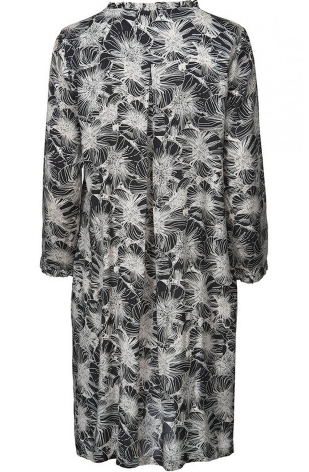 Nita black patterned dress