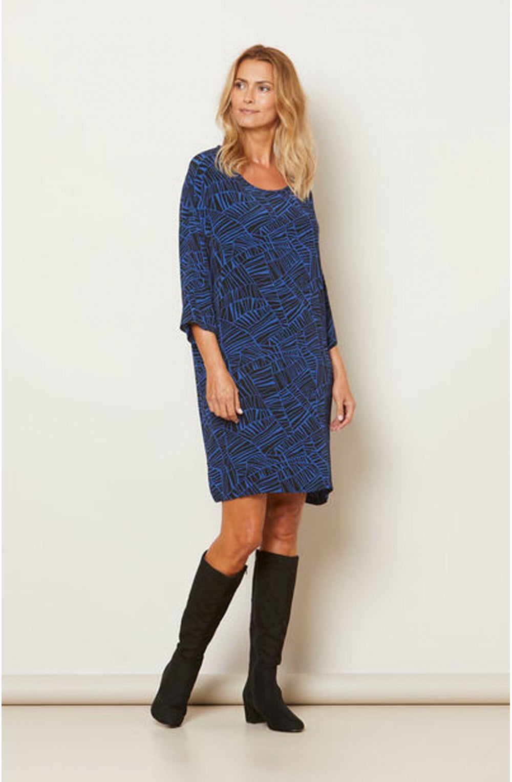 Nitassa Blue Patterned Dress