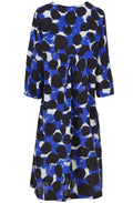 Nodetta Blue Bold Print Dress