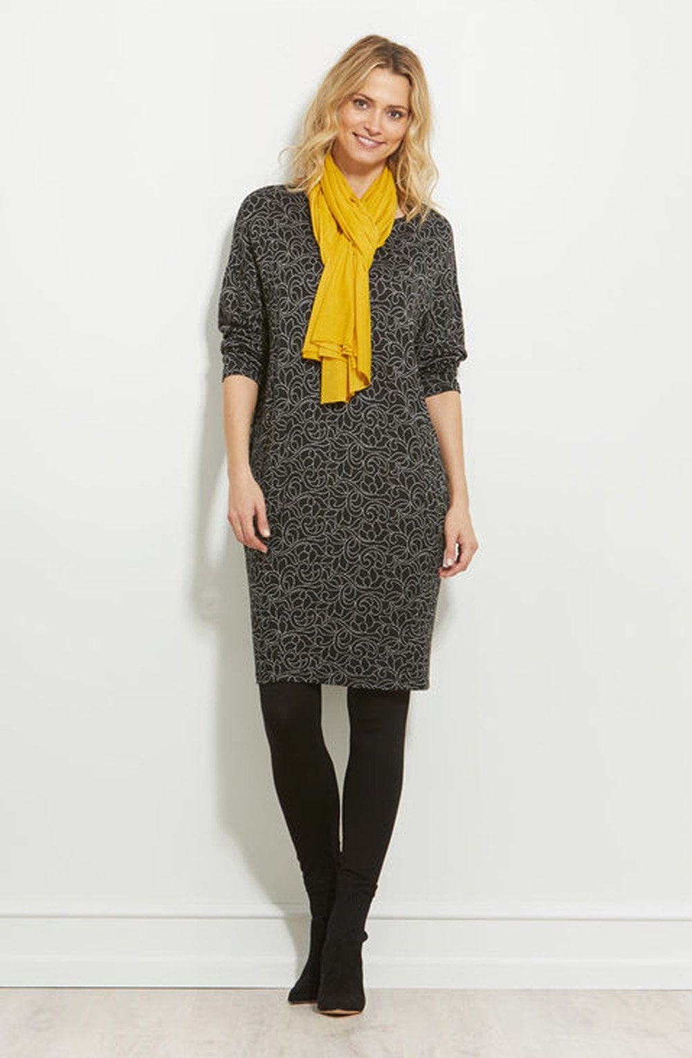Nolene Swirl Print Dress