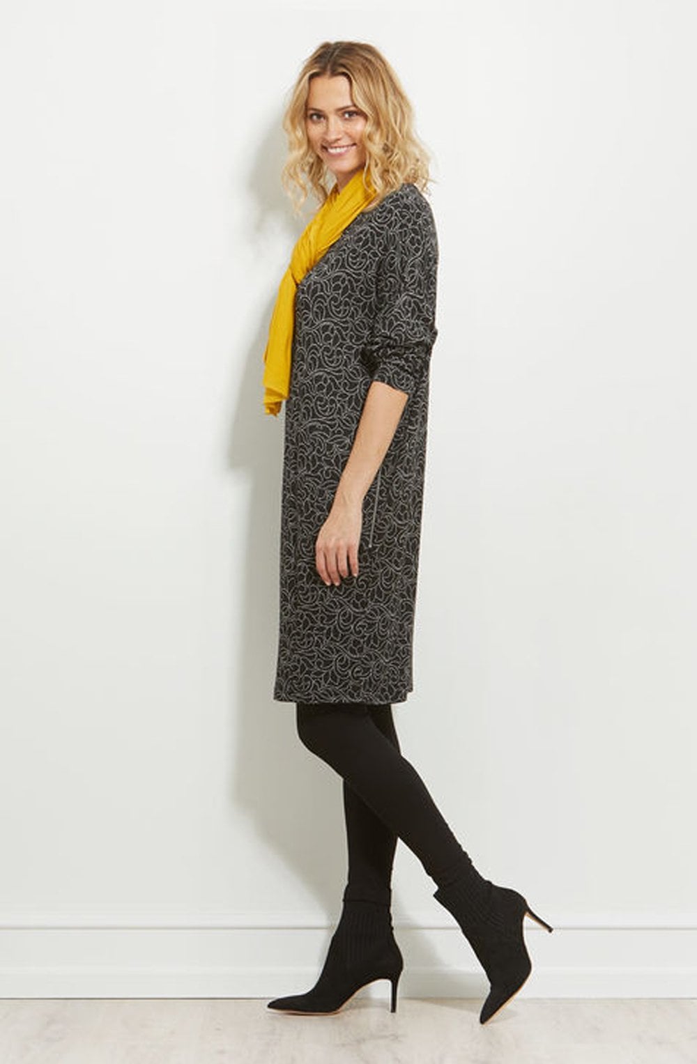 Nolene Swirl Print Dress