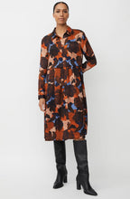 Nollira Autumnal Silk Touch Shirt Dress