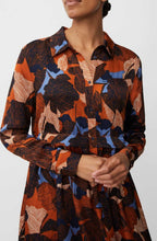 Nollira Autumnal Silk Touch Shirt Dress