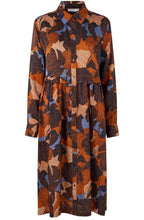 Nollira Autumnal Silk Touch Shirt Dress