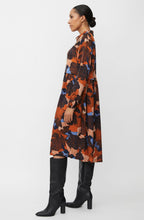 Nollira Autumnal Silk Touch Shirt Dress