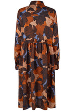 Nollira Autumnal Silk Touch Shirt Dress