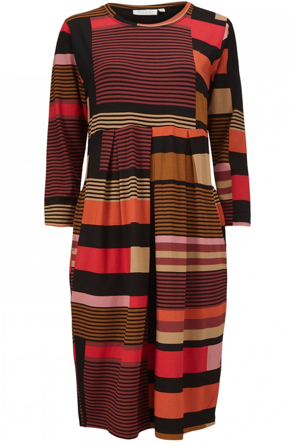 Noma Striped Design Dress
