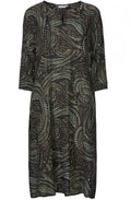 Nona Paisley Print Dress
