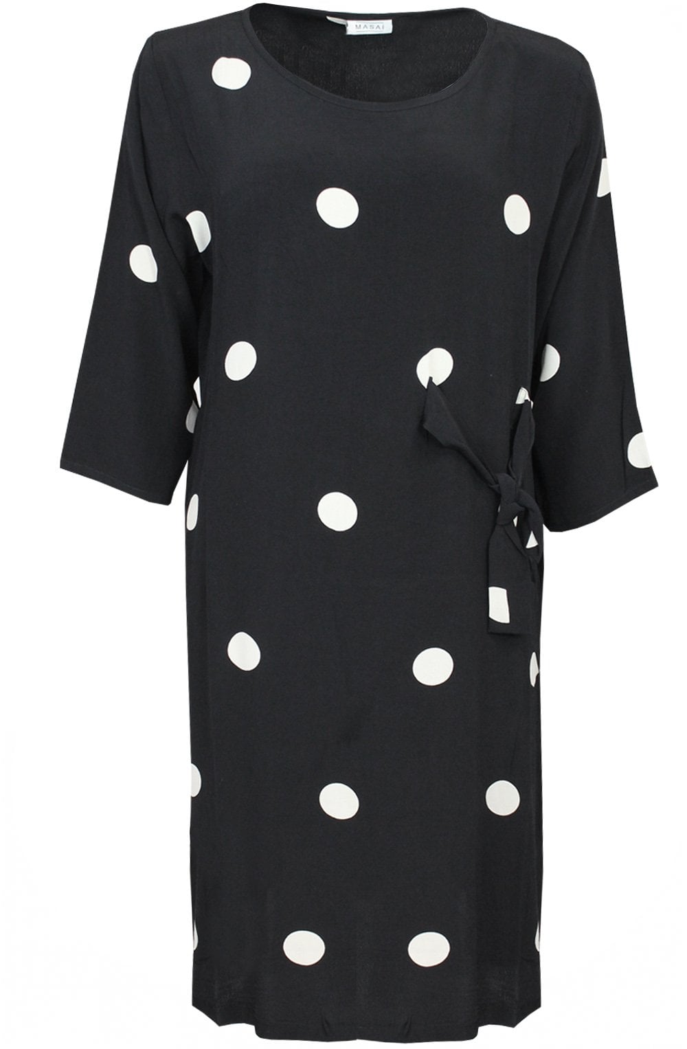 Nonie Black White Polkadot Dress