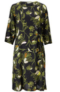 Nonie Green Floral Design Dress